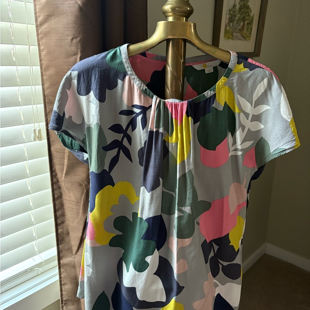 Boden Ravello Multicolor Floral Blouse